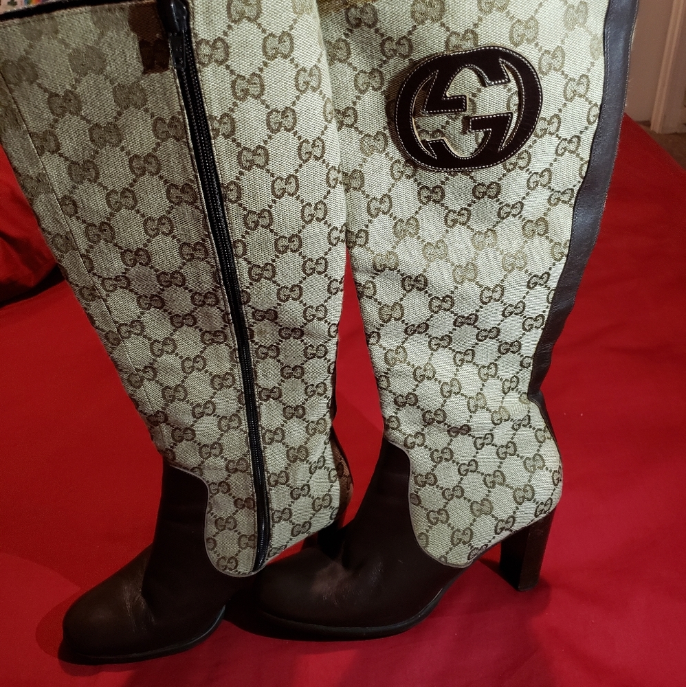 Gucci knee high boots